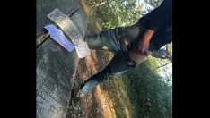 चलाएँ नंबर 1 वीडियो रिकॉर्डिंग, युवा, लड़का, प्रकृति, अकेला, ओनानवाद, सह, चेक राजधानी,