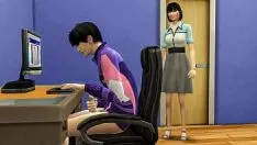 Jouer Le japonais regarde son escalier se masturber devant le processeur de données qui enregistre des vidéos porno et lui sert ainsi à baiser avec elle pour la première fois - coréen