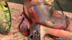 تشغيل الأشقر الساخن يحصل لها