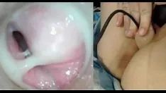 Reproduzir Dildo com interior de câmera de televisão gatinho