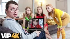Играть Дайк4к. опоздал на вечеринку с тремя красотками