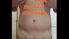 Redare Provocare ballbust cu prosop fierbinte de tasterboy