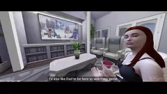 Oynat Kızıl saçlı MILF Hentai Aile Rolünde SFM POV'dan Yararlanıyor