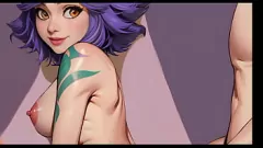 Играть Dirty Fantasy FootJob - LOL пародия