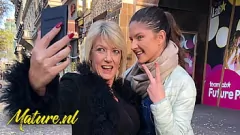 Abspielen 56 Jahre alte MILF Amy und Teen Francesca DiCaprio in einem dampfenden Zunderdatum
